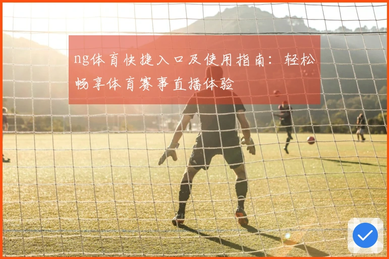 ng体育快捷入口及使用指南：轻松畅享体育赛事直播体验